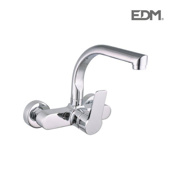 MONOMANDO FREGADERO CAÑO TUBO PARED EXCELENCE EDM - 1145