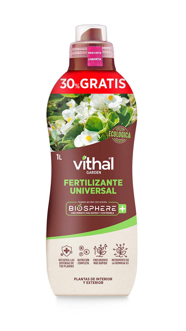 FERTILIZANTE LIQUIDO UNIVERSAL BIOSP.PLUS VITHAL 1 L VG06032013
