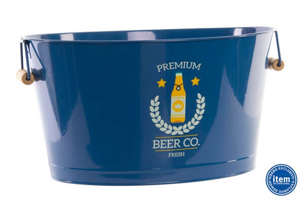 CUBO METAL BOTELLIN OVALADO ITEM 40X33X22CM RC-142662