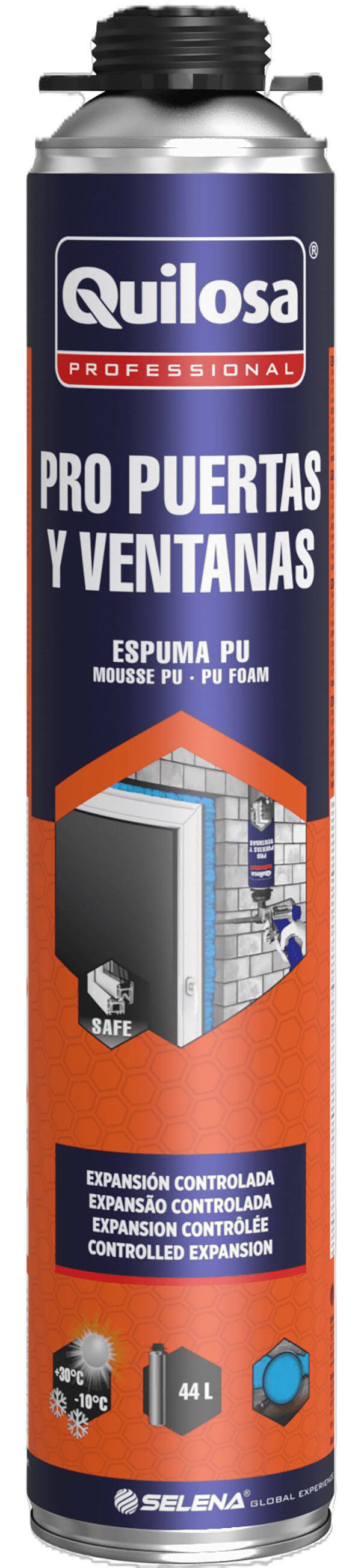 ESPUMA PU VENTANA-PUERTA PISTOLA QUILOSA 750 ML 10051333