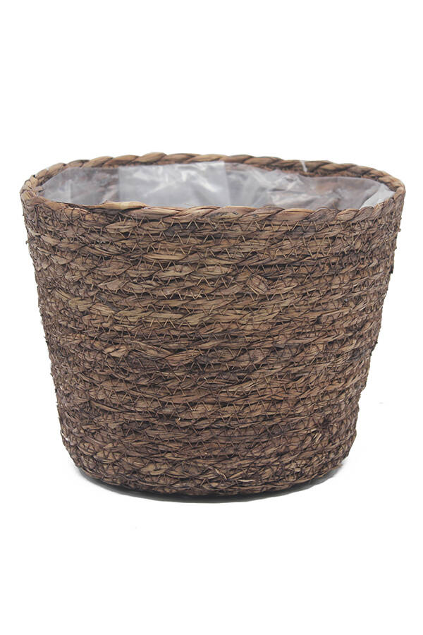 MACETERO CESTO GORDES MARRON SINDER 23X18 CM 6706163