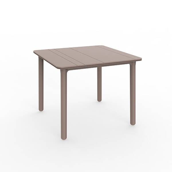 MESA PP RECIC. NOA MARRON TIERRA GARBAR 90X90X74 06399.1X