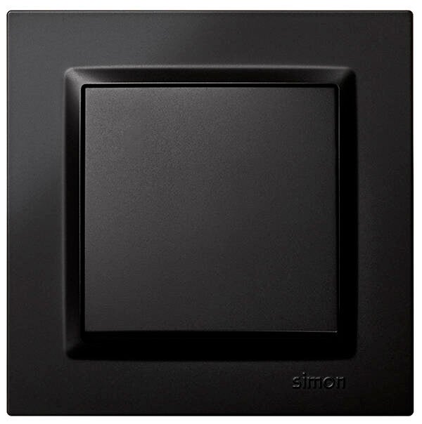 CONMUTADOR EMPOTRAR NEGRO SIMON 10 A F1090201038