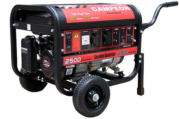 GENERADOR MONOF 4T 6.5CV CAMPEON 2,5 KVA MK-3600