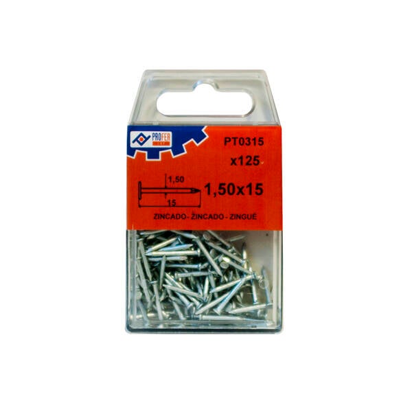 PUNTA ACERO C PLANA ZN C/30 PROFER TOP 2,25X30 MM 48349-PT0320