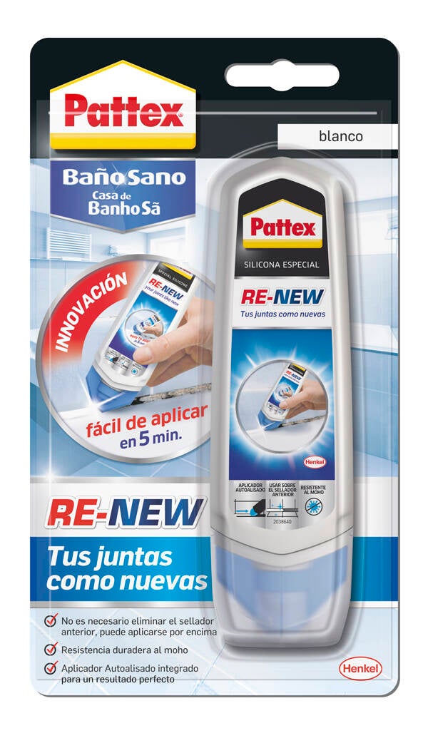 SILICONA BAÑO SANO RE NEW PATTEX 80 ML 2760635