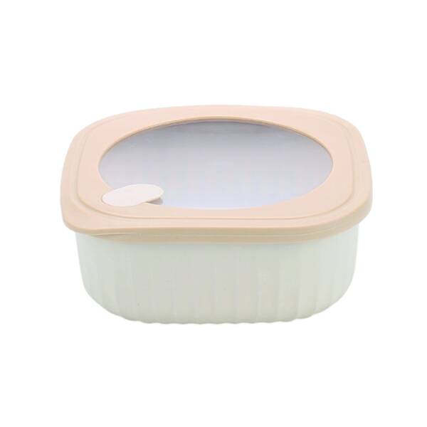 HERMETICO PP CUADRADO BEIGE CASTEY 1400 ML S-C1400