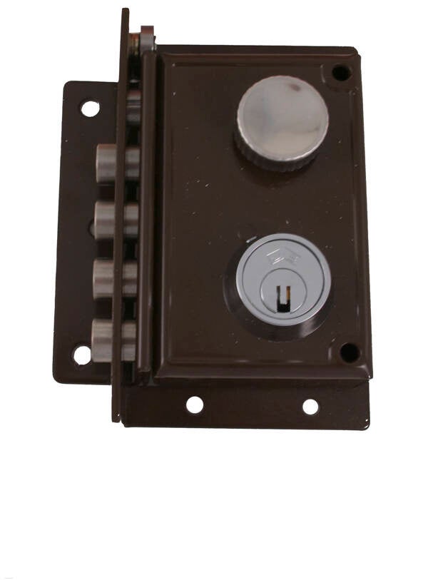 CERRADURA SOBREPONER JIS 70 5240 MARRON