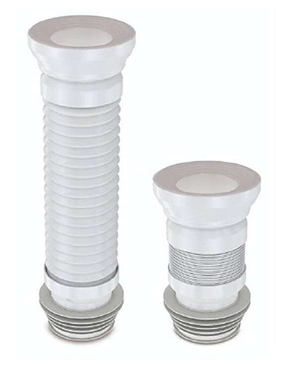 MANGUITO INODORO ELASTICO REFUERZO INOX VERHALL 200-350MM 3030302