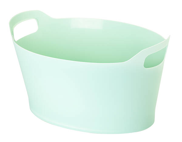 CESTA ROPA OVAL BASKET TURQ VIGAR 7,5 L 10799