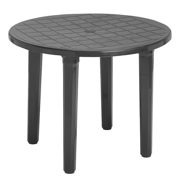 MESA JARDIN REDONDA ANTRACITA GARDENLIFE 90X90 CM 4024ANT