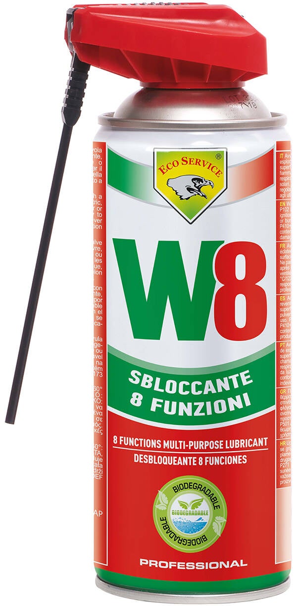LUBRICANTE JET SPRAY DESBLOQUEANTE W8 ECOSERVICE 400 ML 81710/04W8J