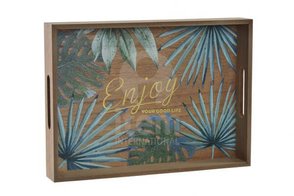 BANDEJA MADERA TROPICAL CMP 36X26X5 CM LD-149246