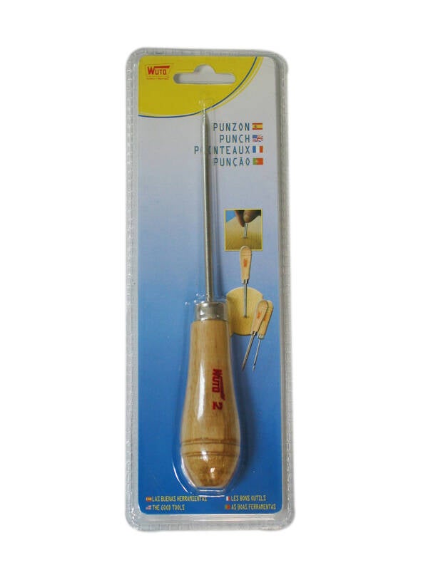 PUNZON C/MANGO S/OJO N.2 BLIST WUTO 3,5X8 MM 7702 BL