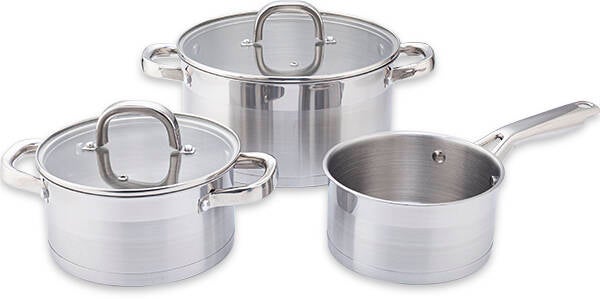 BATERIA COCINA INOX ESSENTIALS CASTEY 5 PZAS BAT-C5E