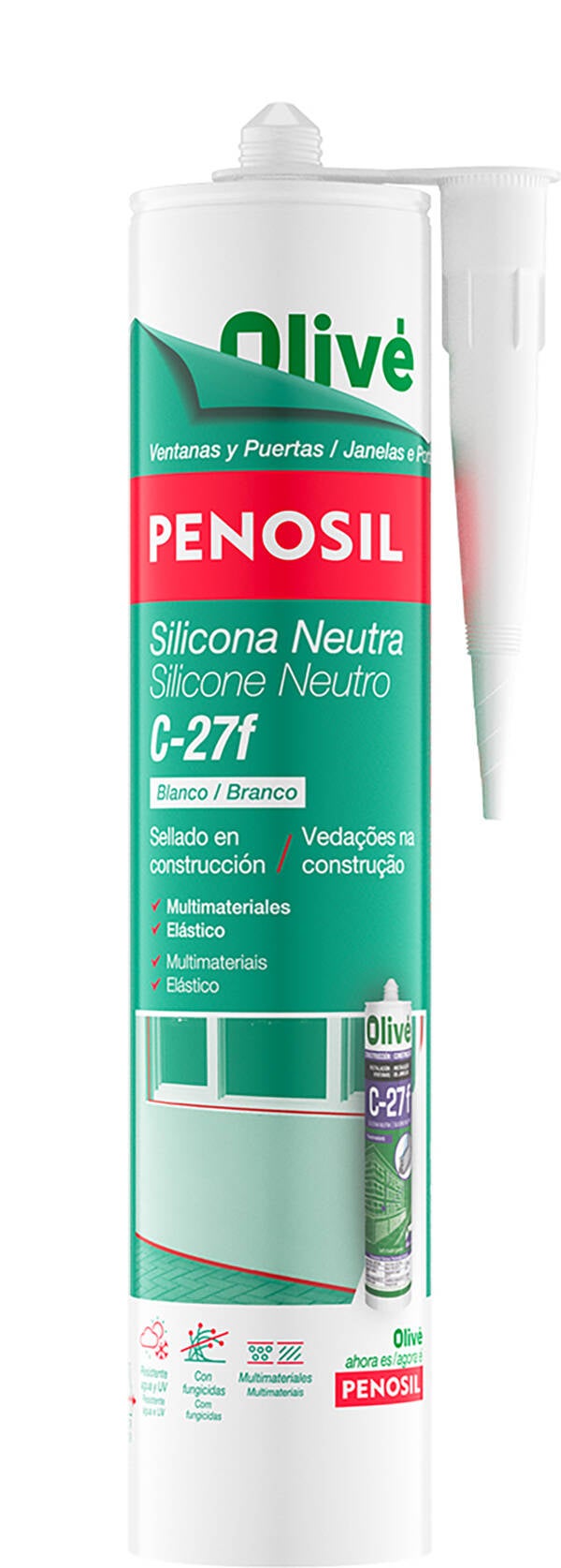 SILICONA NEUTRA NEGRO C27F PENOSIL 300 ML H40166