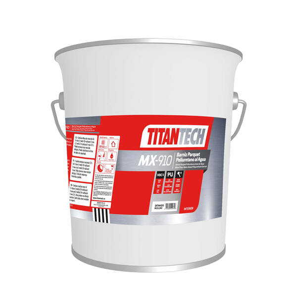 BARNIZ PARQUET SAT AGUA INCOL TITANTECH 5 L X92100005