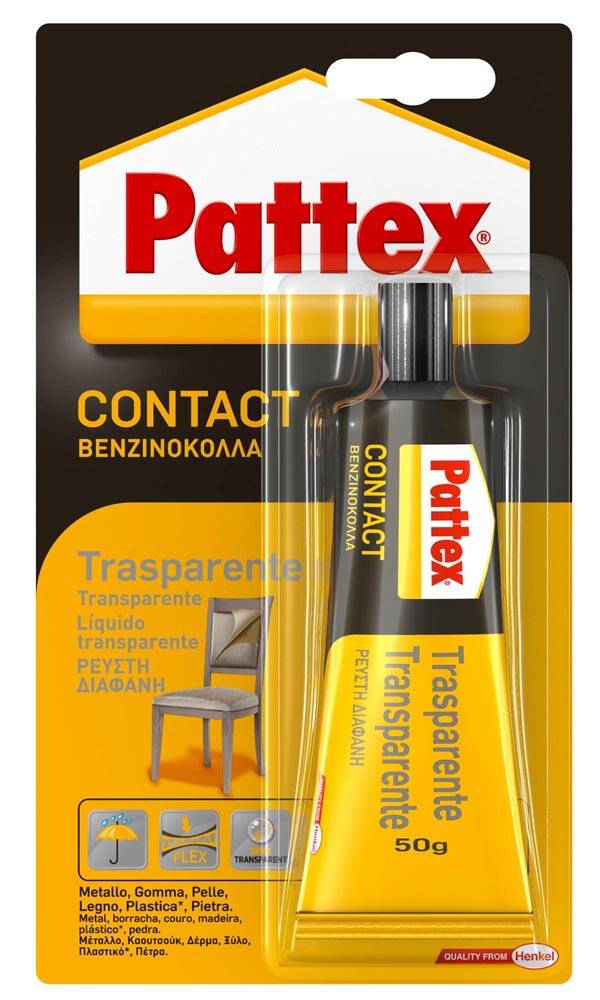 PEGAMENTO CONTACTO TRANSPARENT PATTEX 50 GR 2843224