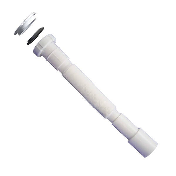 SIFON EXTENSIBLE TUERCA LOCA CON BOCA HIDROTECNOAGUA 1 1/2 1/4 50039