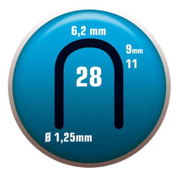 GRAPA PARA CABLE 28/11 C/2000 CLAVEX 11 MM 7104