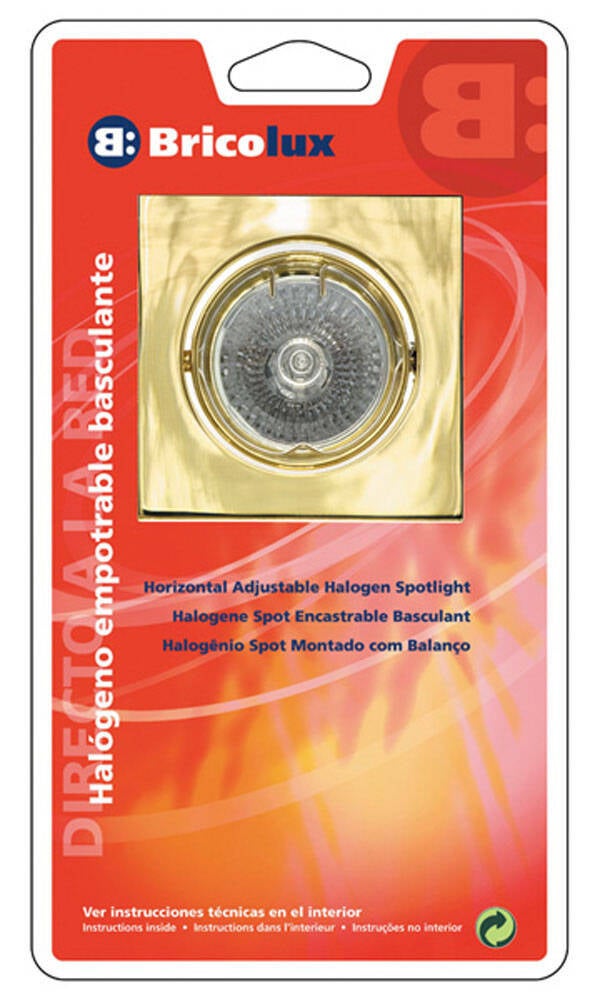 FOCO HALOGENO ORIENT EMPOTR CUADRADO ORO - 765219 BR