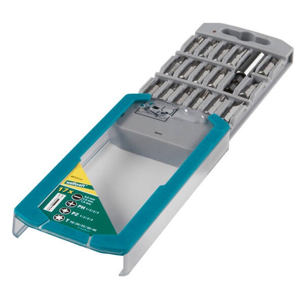 SET 16 PUNTAS + PORTAPUNTAS WOLFCRAFT - 8633