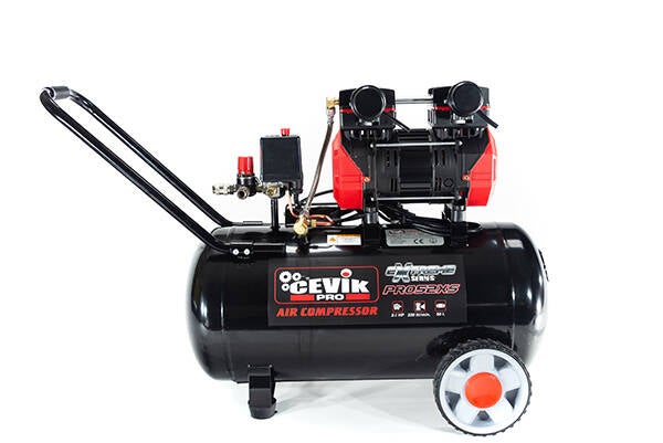 COMPRESOR SILENCIO 2HP S/ACEIT 8 BAR CEVIK 50 L CA-PRO52XS