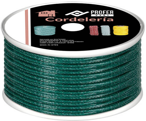 CUERDA CABLEADA PE PLASTIF 4C 5MM PROFER HOME 100 M