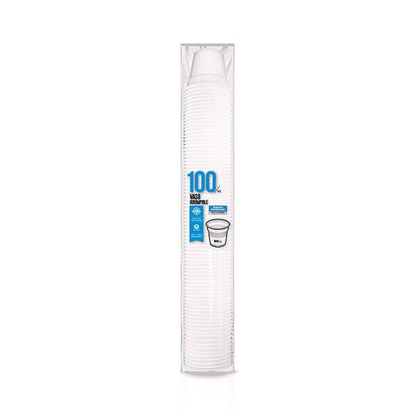 VASO DESECHABLE PP IRROMP BCO B/100 MAXI 100 CM3 5115
