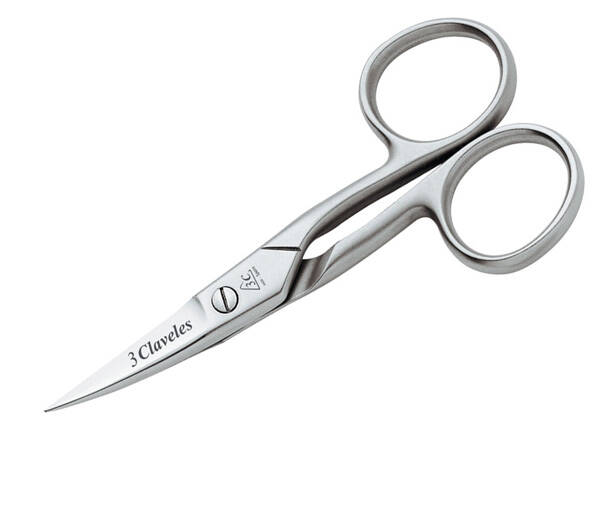 TIJERA UÑAS INOX 3 CLAVELES - 12019