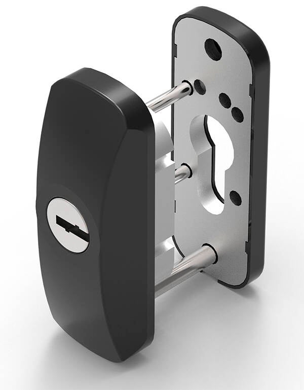 ESCUDO SEGURIDAD C METAL NGR LINCE - 10305 SCUTUM