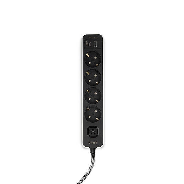 BASE MULTIPLE 4T COMBIBALL 2USB A+2 USBC GARZA - 420075C