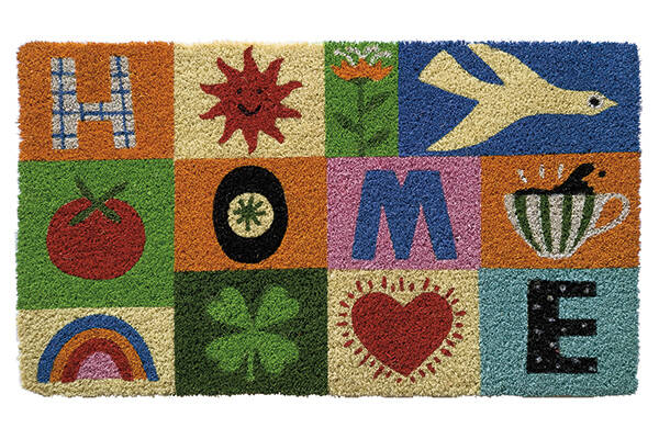 FELPUDO COCO BLANCO COLLAGE DINTEX 40 X 70 CM 50680