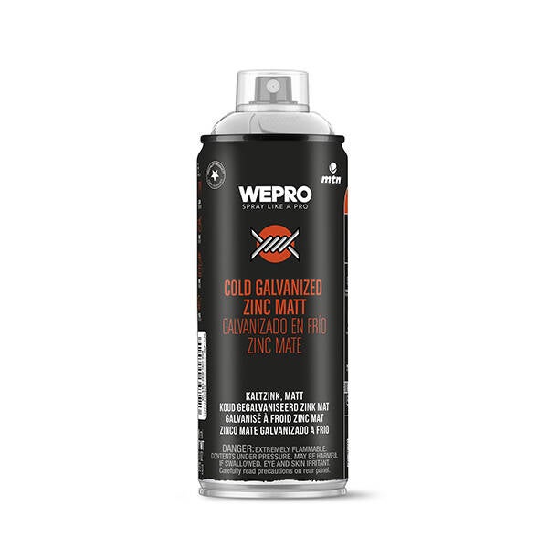 PINTURA SPRAY GALVANIZADO EN FRIO ZINC MATE MTN 400 ML EX014PR0106