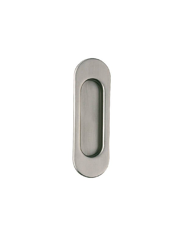 TIRADOR EMBUT. OVAL CORREDERA INOX MICEL 120X40 MM 22120