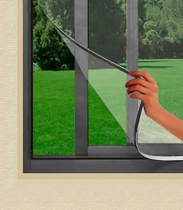 MOSQUITERA MAGNETICA VENTANA BLANCA DECORLINE 120X120CM 602610051212