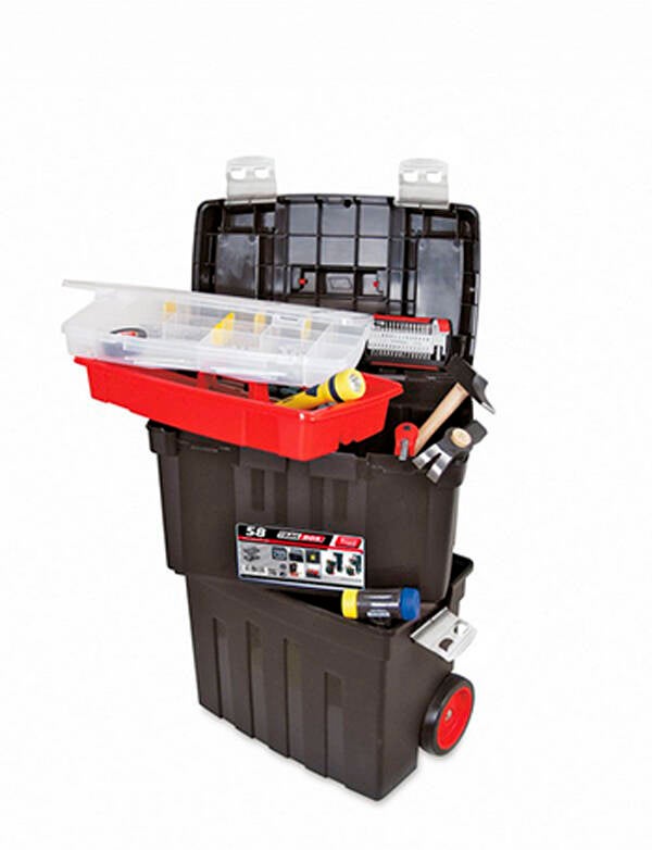 CAJA HERRTAS C/RUEDAS C/ALUMIN TAYG 47X29X63 158001