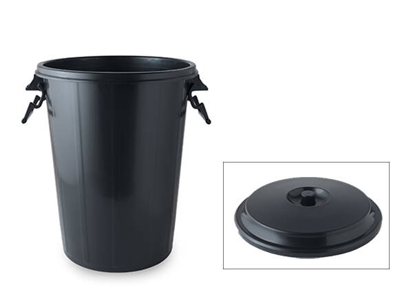 CUBO BASURA COMUNIDAD C/TAPA SP-BERNER 100 L 31129+31179