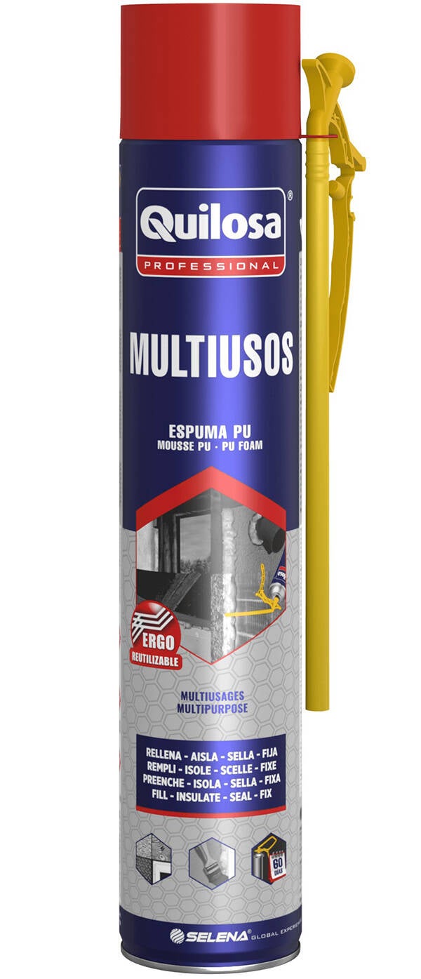 ESPUMA PU MULTIUSO CANULA QUILOSA 750 ML
