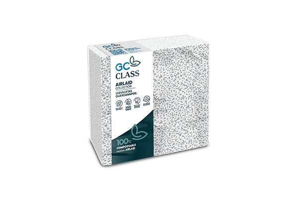 SERVILLETAS SIRA GRIS 50U GOMA CAMPS 40X40 T221544