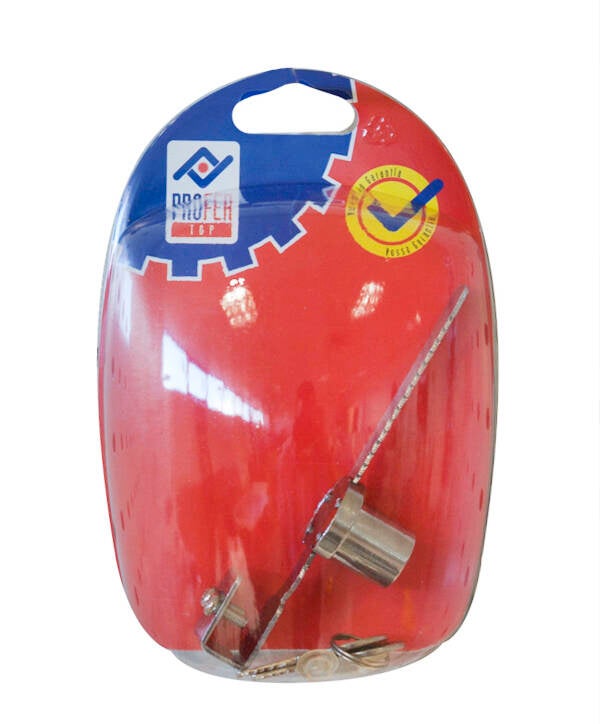 CERRADURA CORREDERA VITRINA 1P PROFER TOP 120 MM PT0748