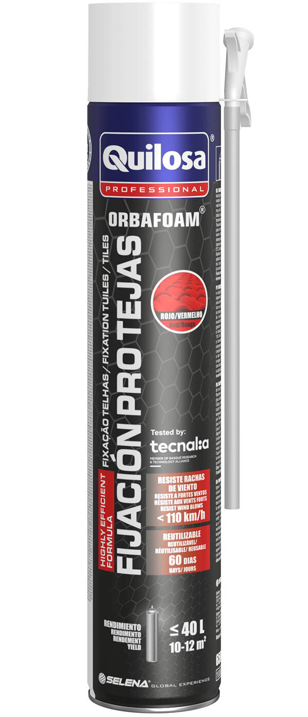 ESPUMA POLIURET TEJAS ROJA AER ORBAFOAM 650 ML 10050541