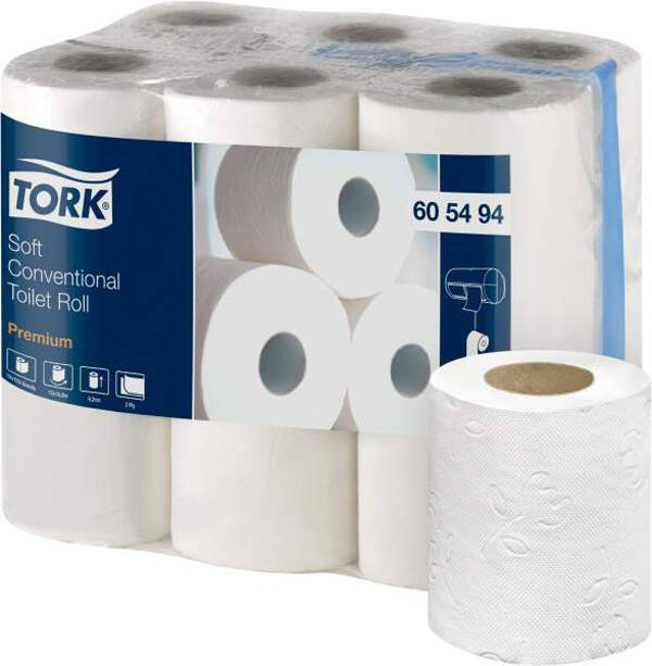 PAPEL HIGIENICO 2C PQ.12 - 25M TORK 153 SERVI 605494