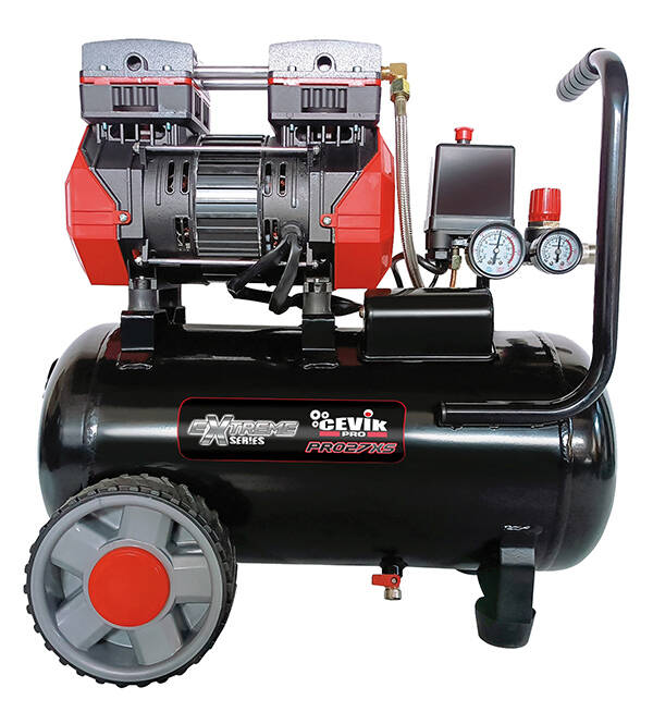 COMPRESOR SILENCIO 2HP S/ACE 8 BAR CEVIK 24 L CA-PRO27XS
