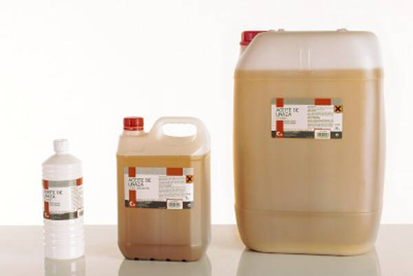 ACEITE LINAZA CRUDO CUADRADO 5 L 030004