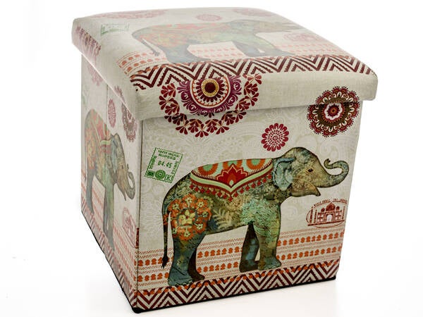 PONGOTODO ETNICO CUADRADO ARTE REGAL 31X31X31CM 49869