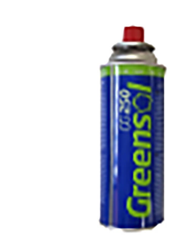 CARTUCHO GAS BUTANO DESECHABLE GREENSOL 220 G CG250