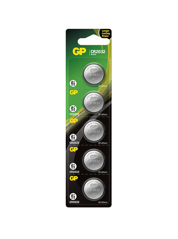 PILA BOTON CR2032 LITIO BLISTER 5u GP 3 V G074