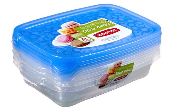 HERMETICO TAKE AWAY SET-4 CURVER 1 L 214408