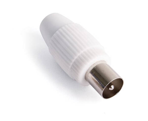 CONECTOR ANTENA COAXIAL MACHO RECTO PVC AXIL - MP0611E